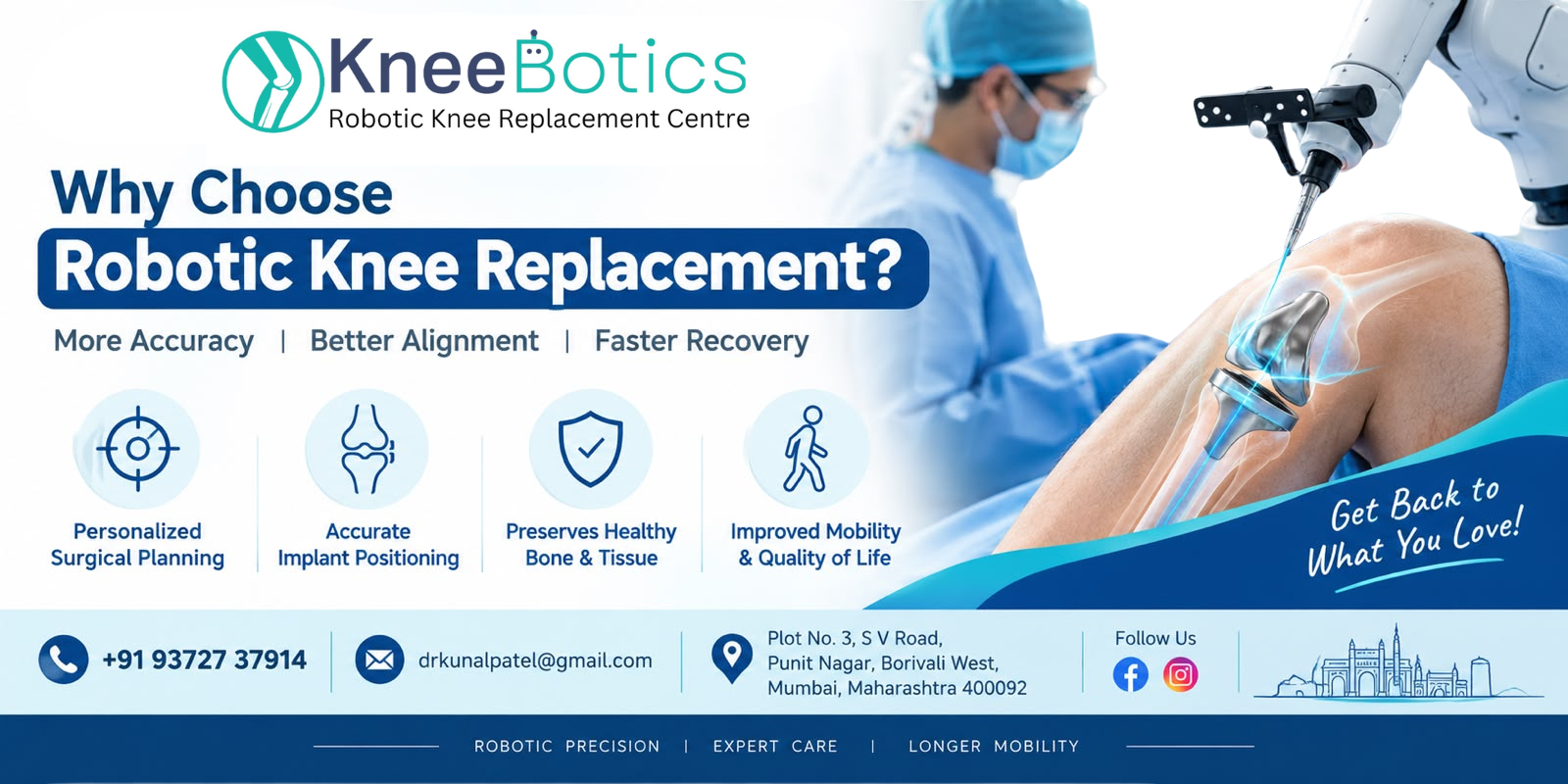 Robotic knee replacement in Mumbai
